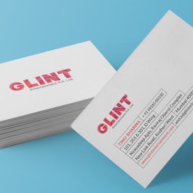 glint entertainment logo design